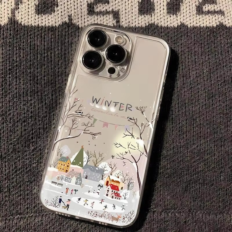 Phone Cases Galaxy A16 5G - Bellissima Custodia Invernale con Motivo Neve
