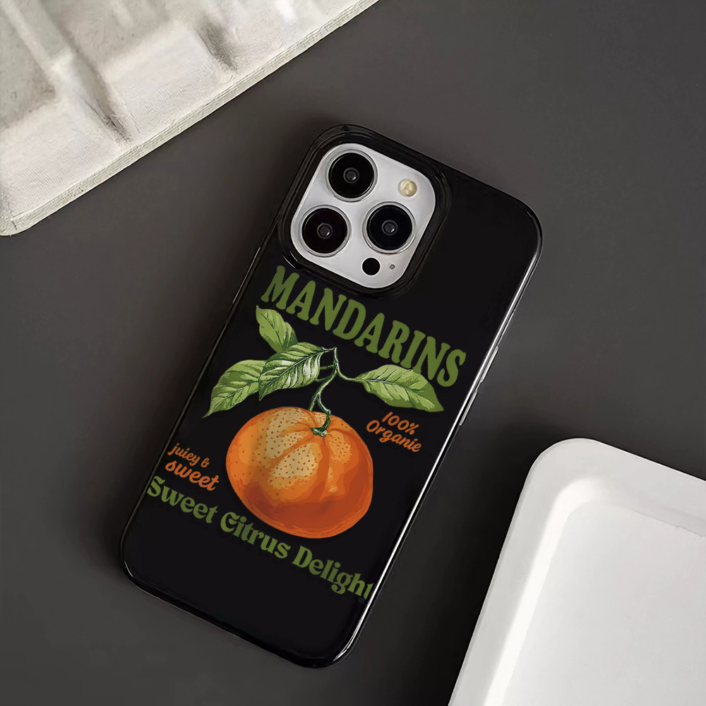Phone Cases Orange - Custodia Morbida in TPU di Lusso