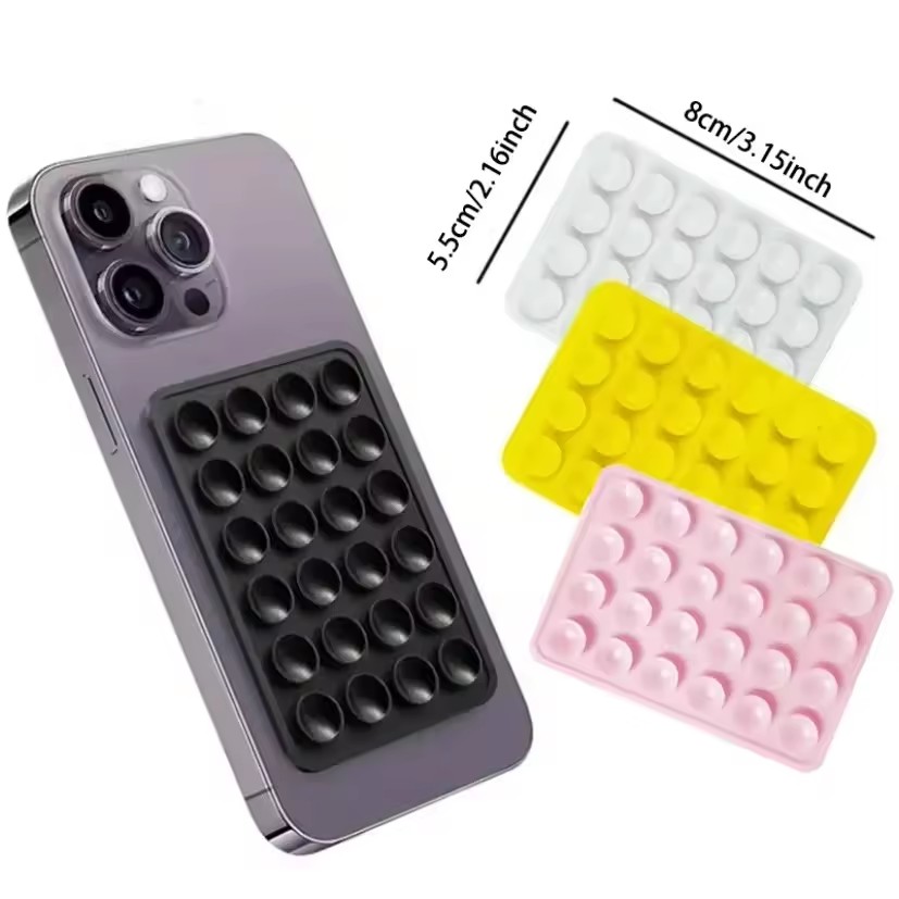 Phone Cases Holder - Tappetino in silicone con ventose per