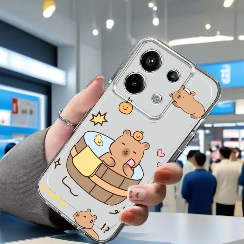 Phone Cases Funny - Cover per Telefono con Orso Cartoon