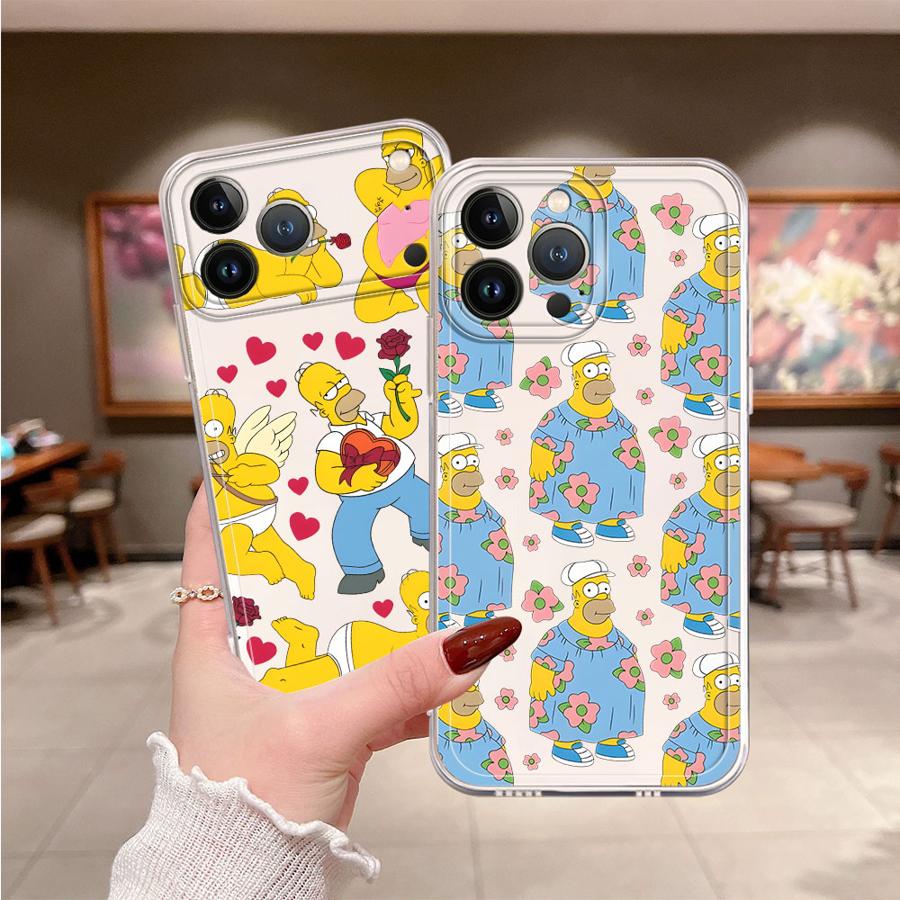 Phone Cases Funny - Cover Morbida per iPhone The Simpsons
