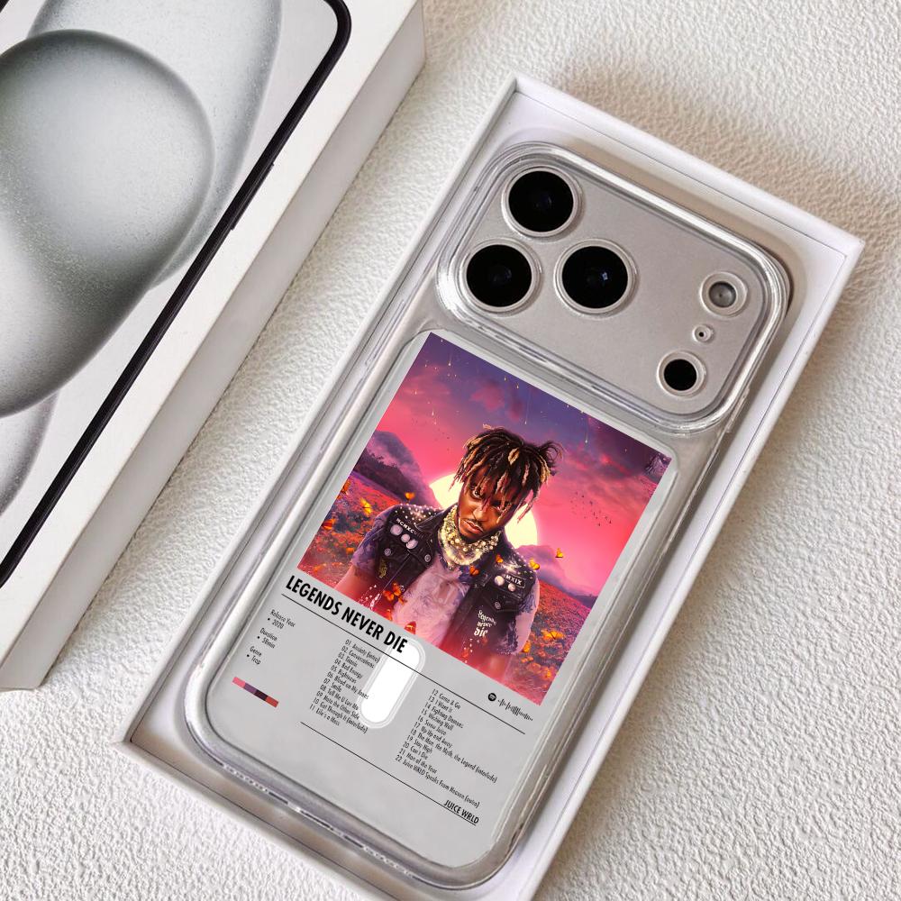 Phone Cases Clear - Custodia per telefono J-Juice WRLD Singer