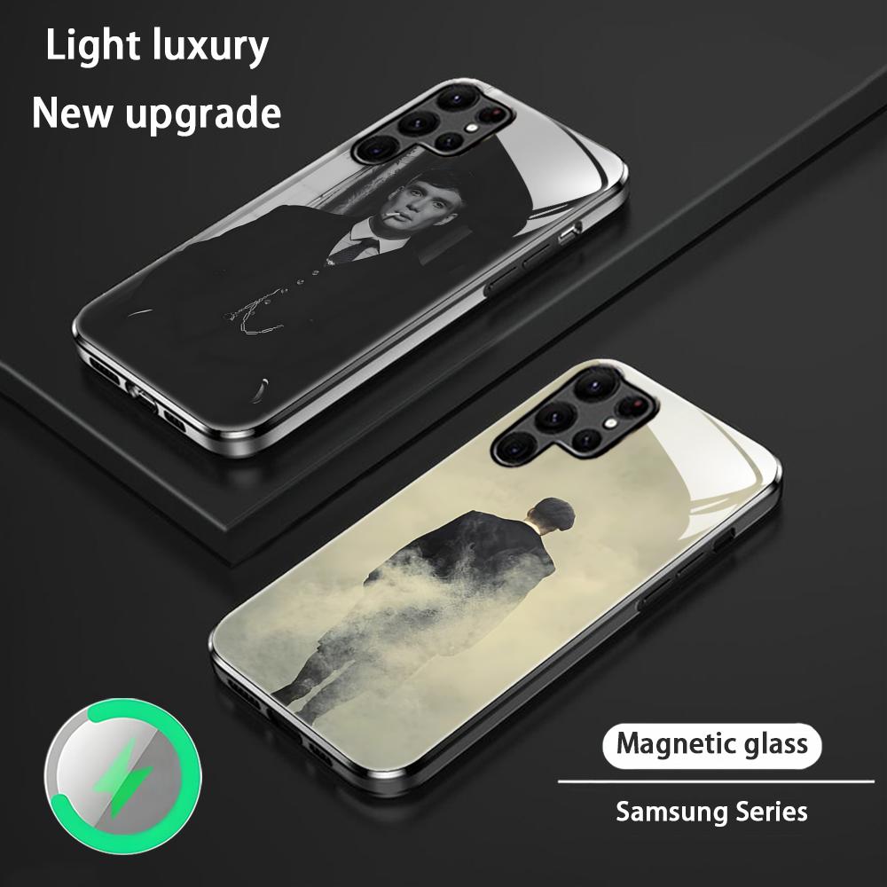 Phone Cases Galaxy S26 - Custodia Magnetica in Vetro Peaky Blinders