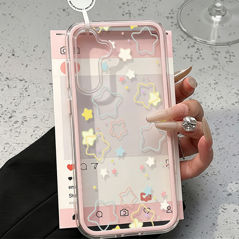 Phone Cases Galaxy A16 5G - Custodia Trasparente 2 IN 1 per
