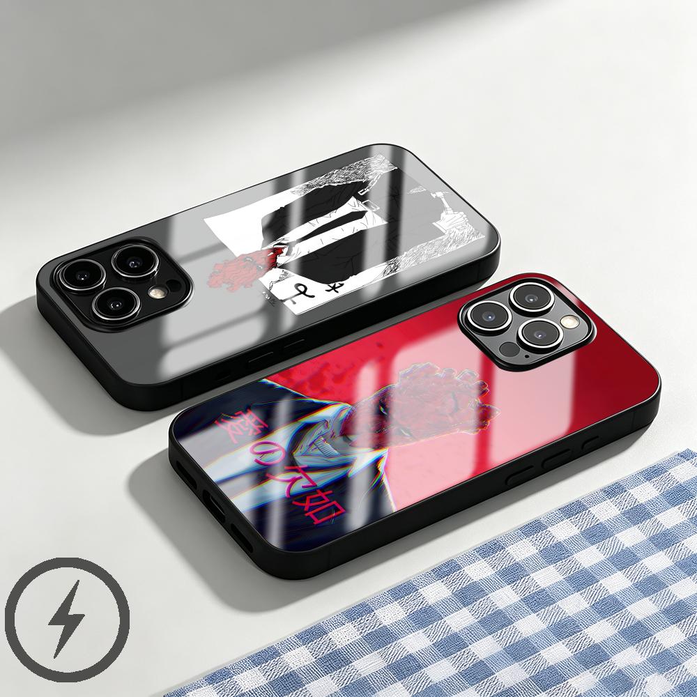 Phone Cases Iphone 14 - Custodia per telefono in vetro magnetico