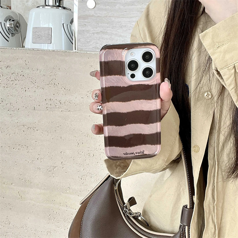 Custodia Rigida per iPhone con - Phone Cases Brown recensione e prezzo